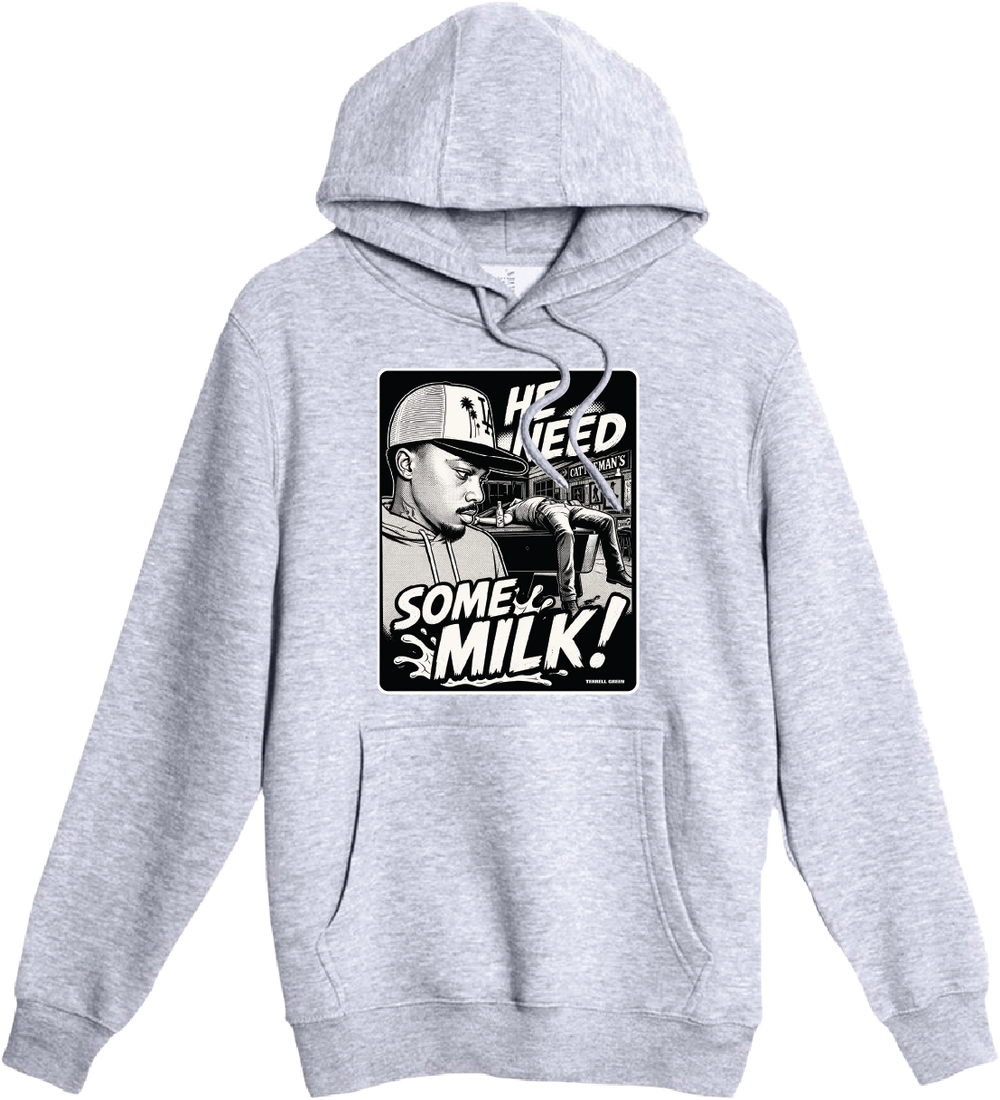He Need Some Milk Pool Table Hoodie