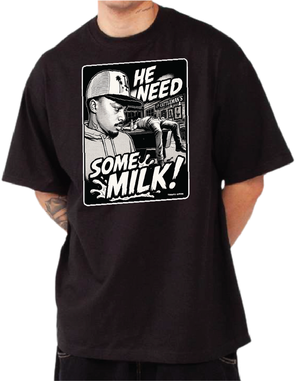 He Need Some Milk Pool Table T-Shirt